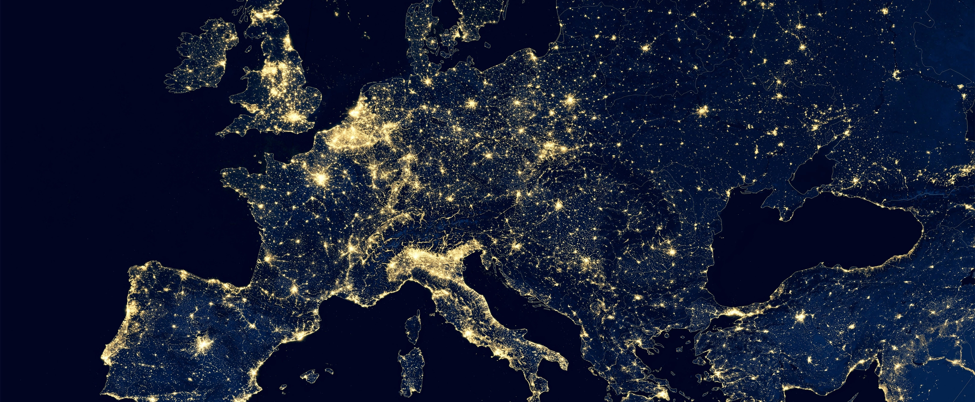 Europe seen from space