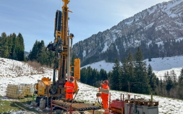 Sondierbohrungen am Glaubenberg