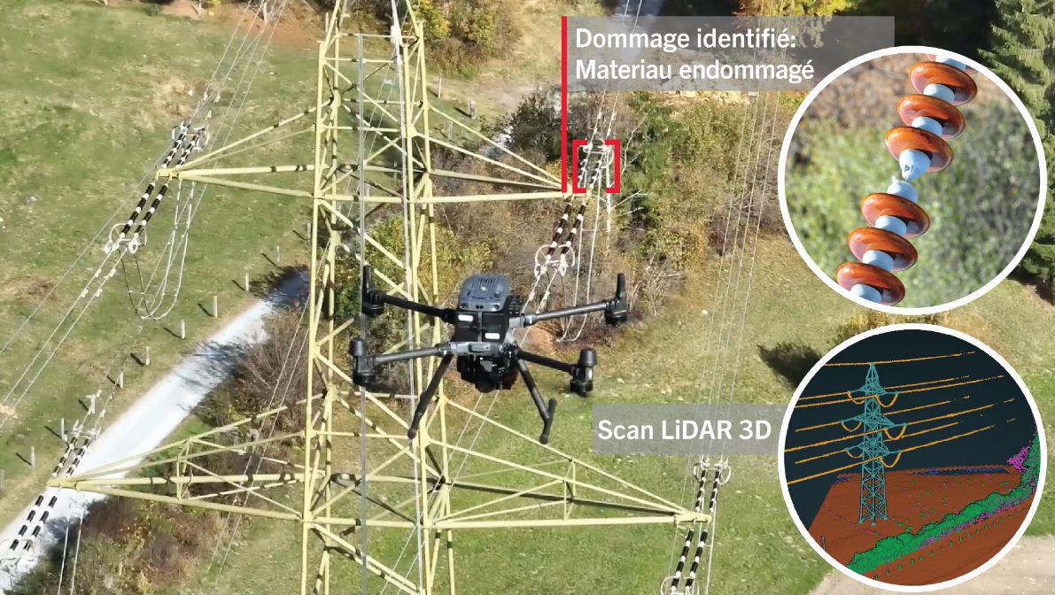 Détection de dommages grâce à l’analyse d’image assistée par IA et à la technologie LiDAR