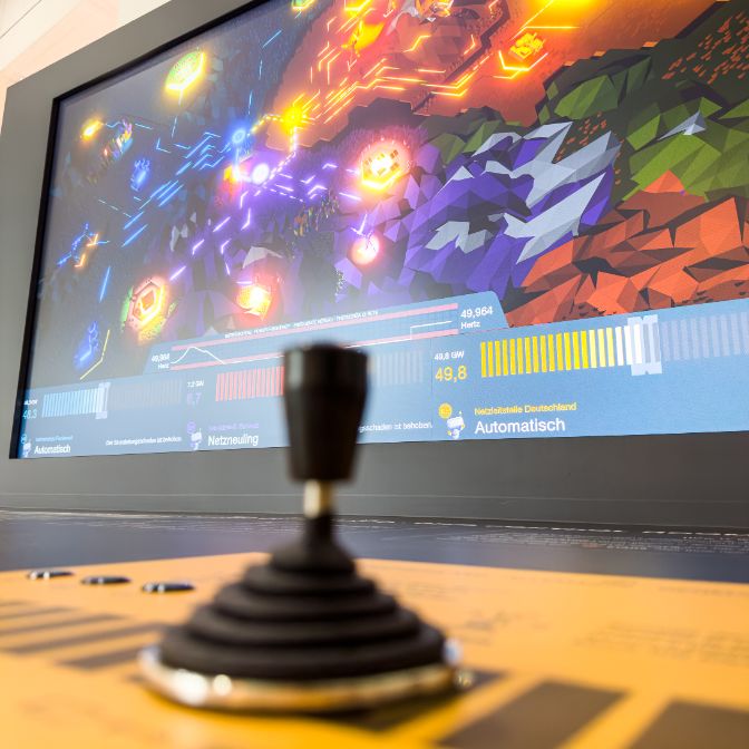 Demonstrate your skills as an employee of a grid control room having to cope with critical grid situations.