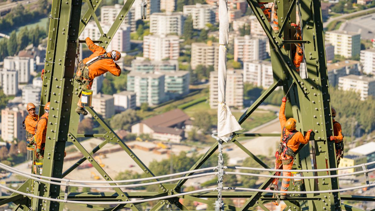 Travaux de peinture, septembre 2022